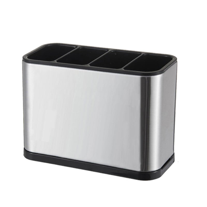 WSKC WAHSAN Flatware Caddy Stainless Steel Cutlery Holder Organizer, 7 L X 3.4 W X 5 H - Image 1